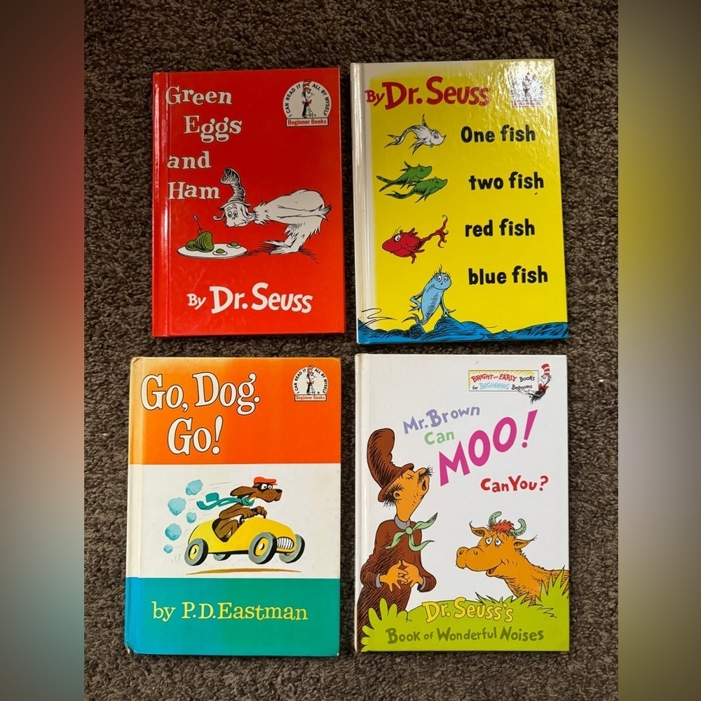Dr. Seuss Set of 4 Hard Cover Books